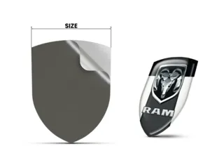 Dodge Stickers Silicone Auto Stylé Max Pro Résistant